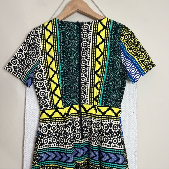 PLENTY BY TRACY REESE DIRECTIONAL FROCK PRINT DRESS SIZE 2 PETITE - Picture 7 of 7